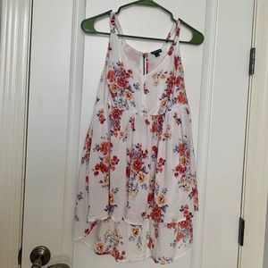 Torrid Floral Flowy Dress Shirt
